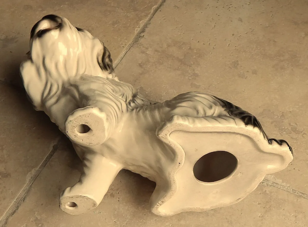 Large Ceramic Old English Sheep Dog Figurine - Image 4
