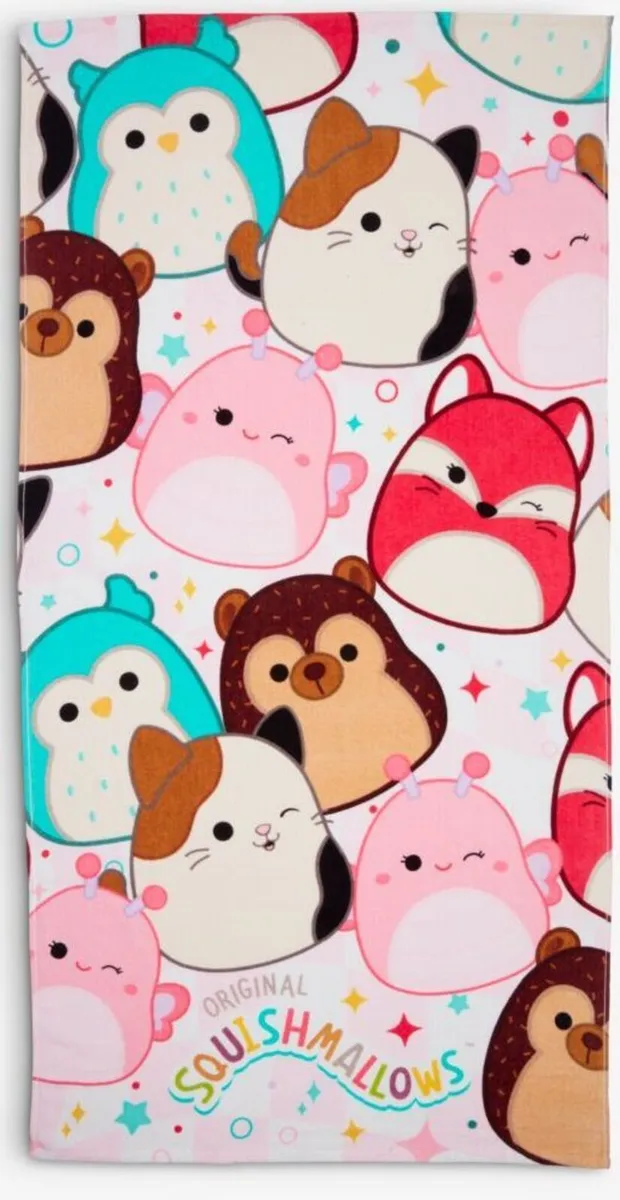 Original Squishmallows Bath Towel 70x140 cm NEW - Image 3