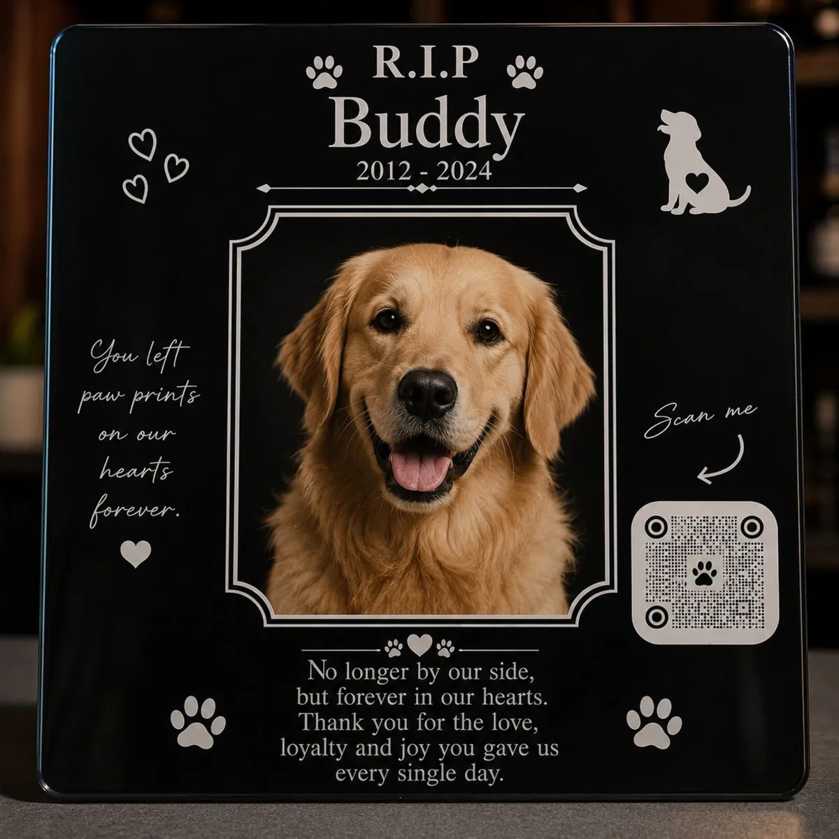Plaque for your loved ones free delivery Ireland - Image 1