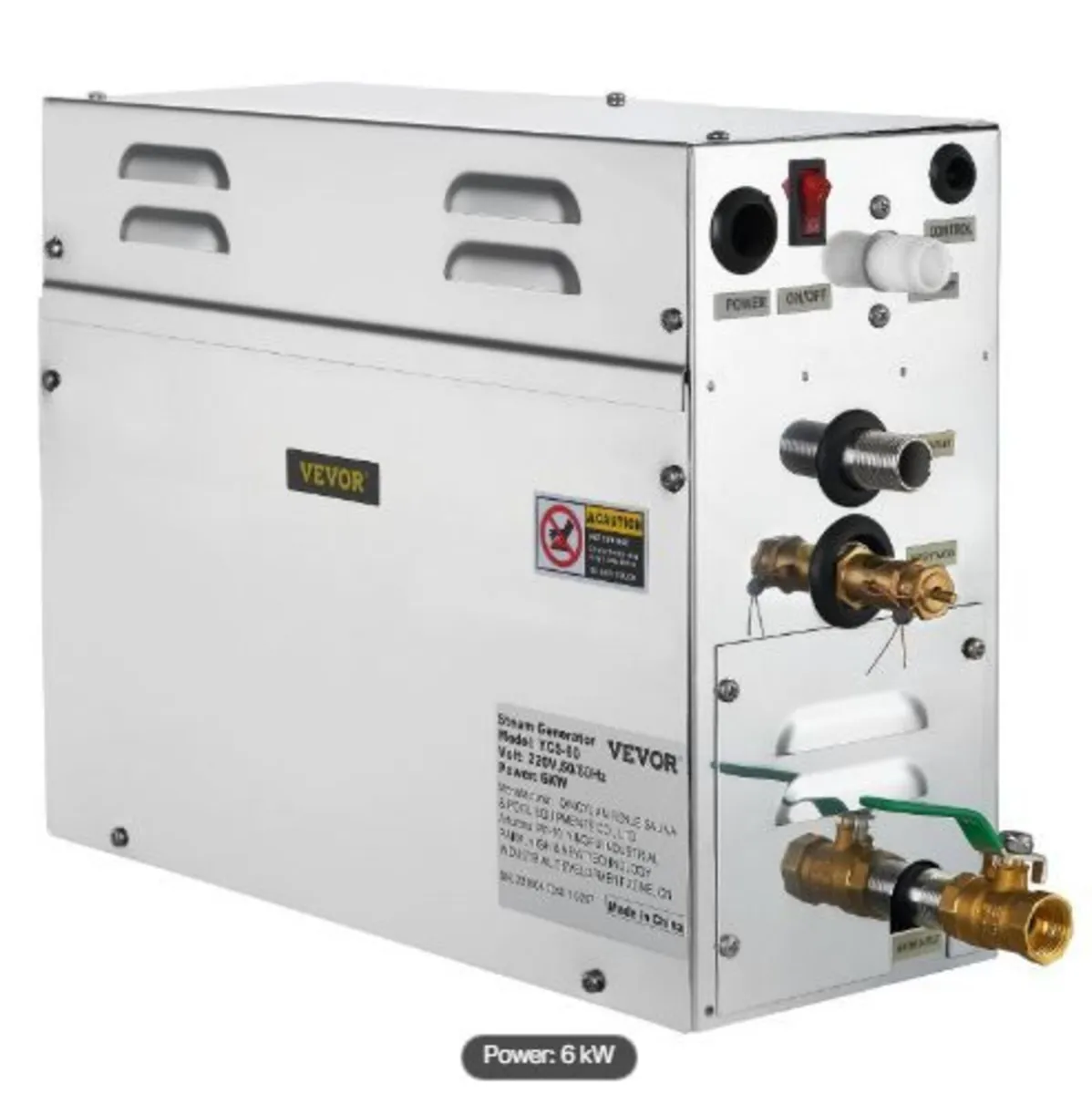 6KW Sauna Bath Steamer - Image 1