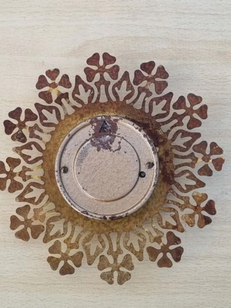 Vintage Brass Scandinavian Barometer - Image 3