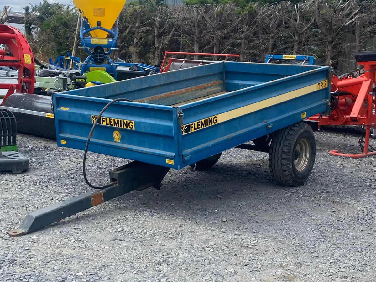 Fleming 2 tonne tipping Trailer TR2 - Image 2