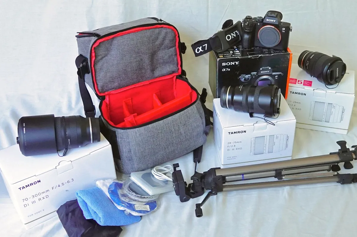 Sony A7lll Camera with Lenses and other Kit - Image 1
