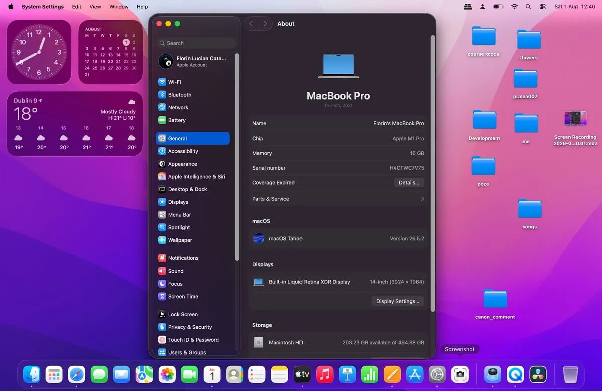 MacBook Pro 14" 2021,  M1 Pro, 16 GB, 512 GB SSD - Image 4