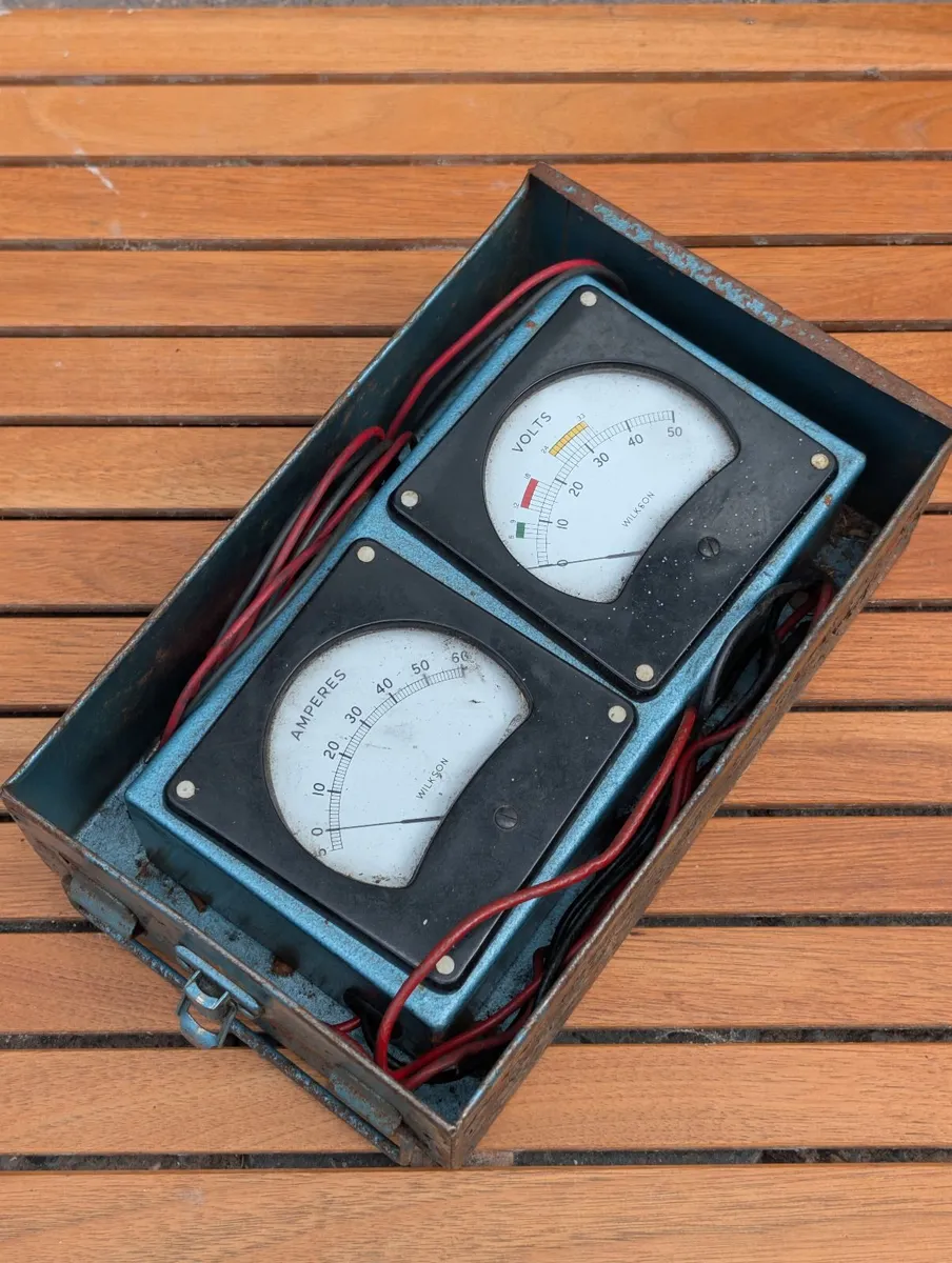 Vintage "Wilkson" Electrical Test Set – Volts & Am - Image 2
