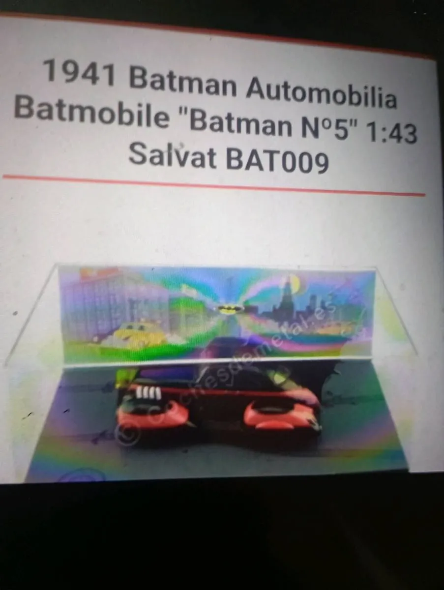 1841 BATMAN AUTOMOBILIA BATMOBILIBAT No5 1-43 -. - Image 1
