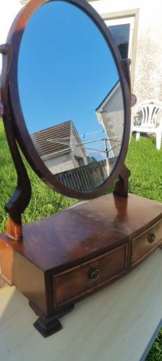 Antique dressing table mirror - Image 2