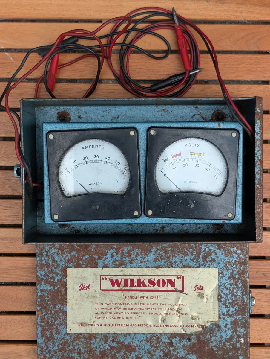 Vintage "Wilkson" Electrical Test Set – Volts & Am - Image 1