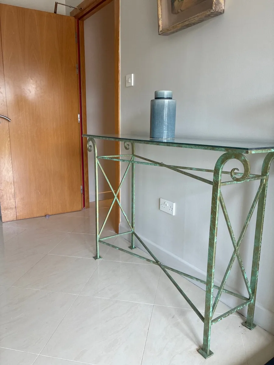 Al Frank dining table and matching console table - Image 2