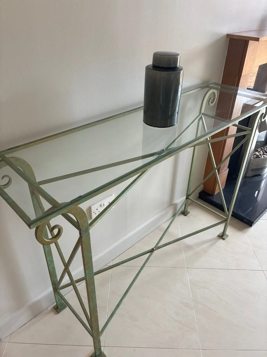 Al Frank dining table and matching console table - Image 3
