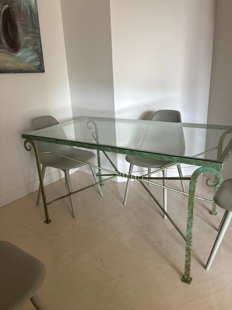 Al Frank dining table and matching console table - Image 4
