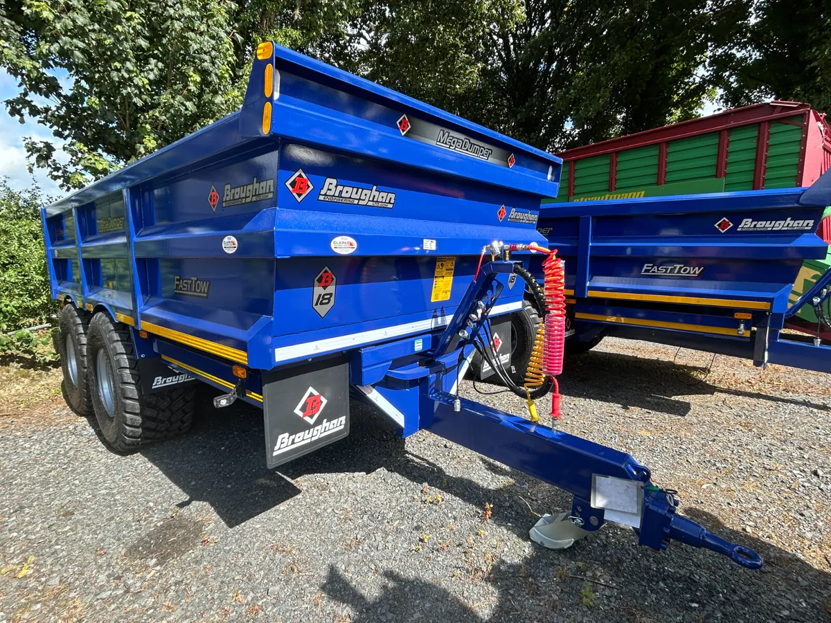 Broughan 18ton dump trailer In stock - Image 2