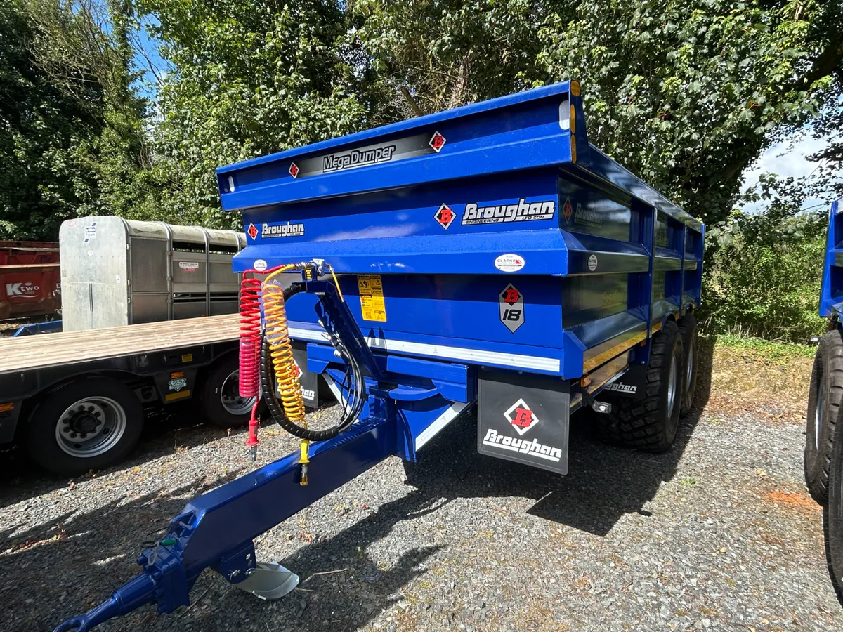 Broughan 18ton dump trailer In stock - Image 1