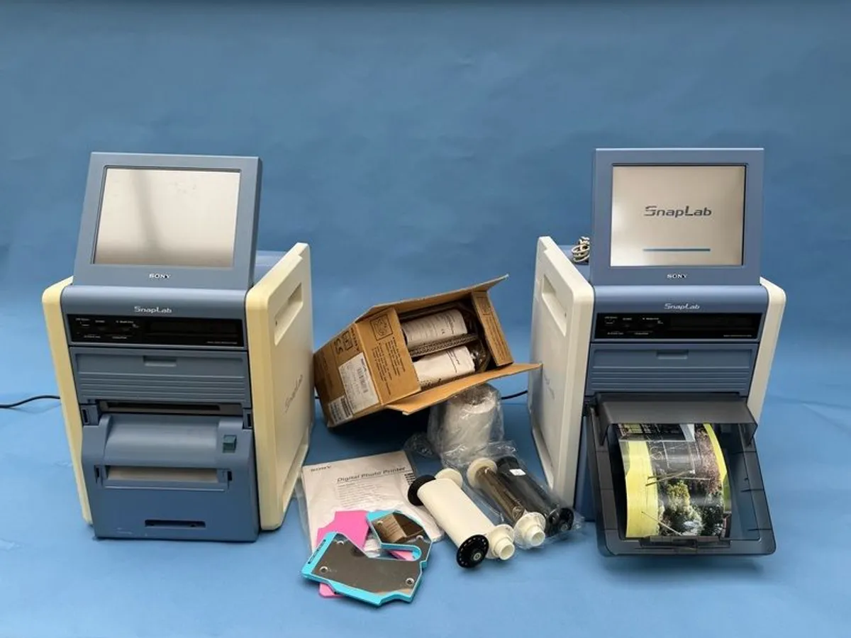 Photo Printer Bundle - Sony SnapLab UP-CR20L + Spare/Repair Unit + Media for 1000 8x6 or 2000 6x4 Prints - Image 1