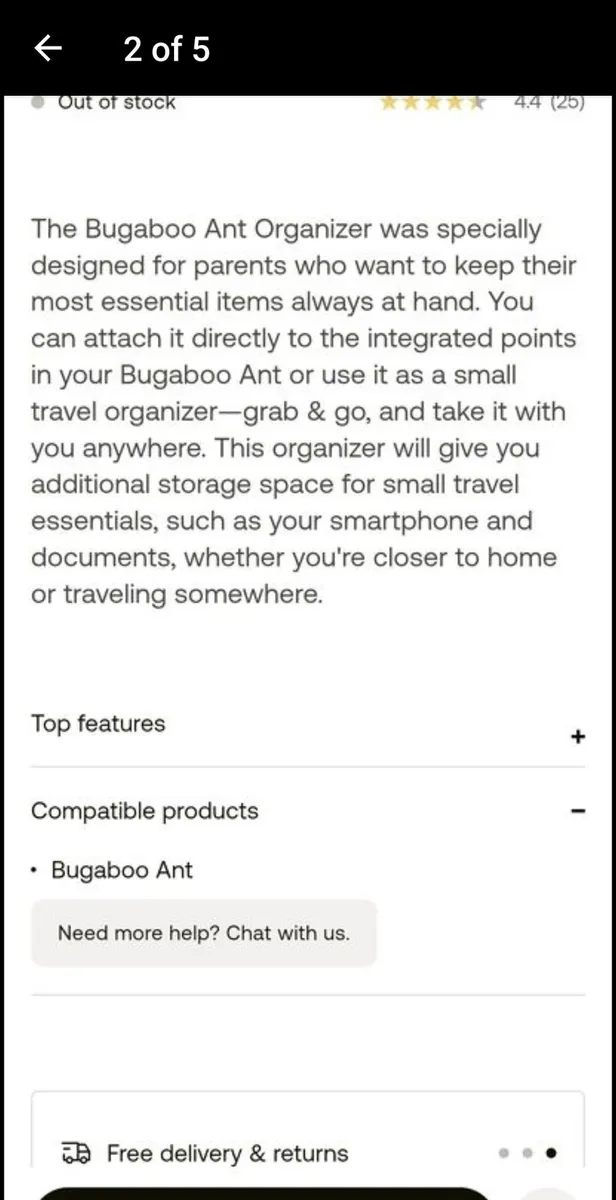 Bugaboo Ant organiser - Image 3