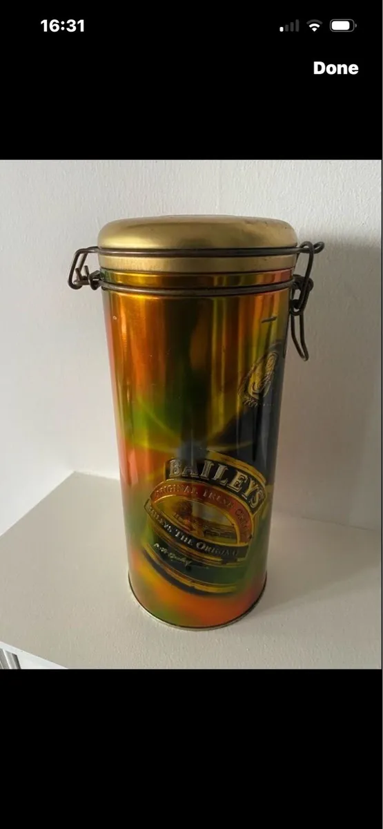Vintage Bailey’s Metal Display Box - Image 1