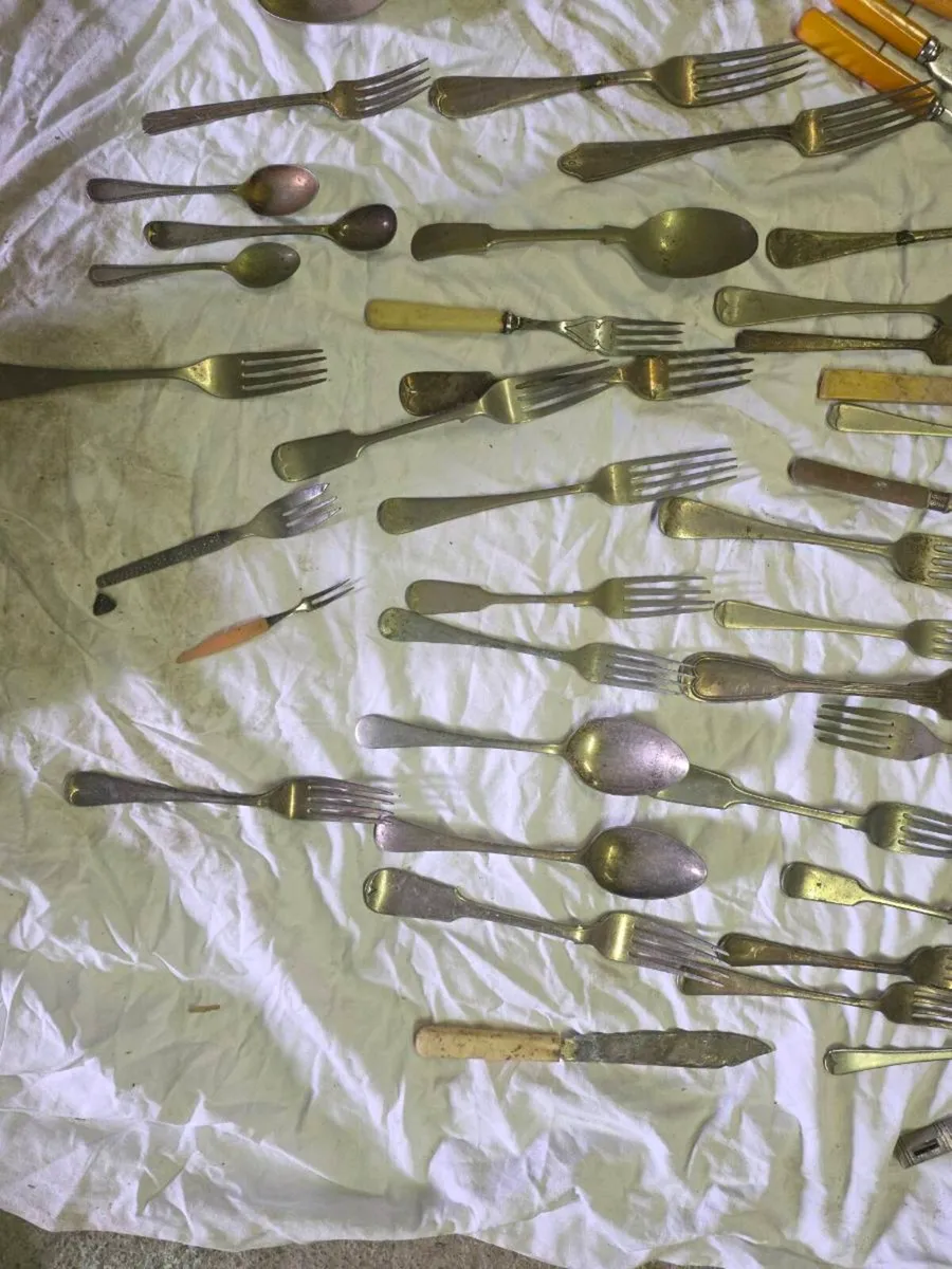 Vintage silver-plated cutlery - Image 2