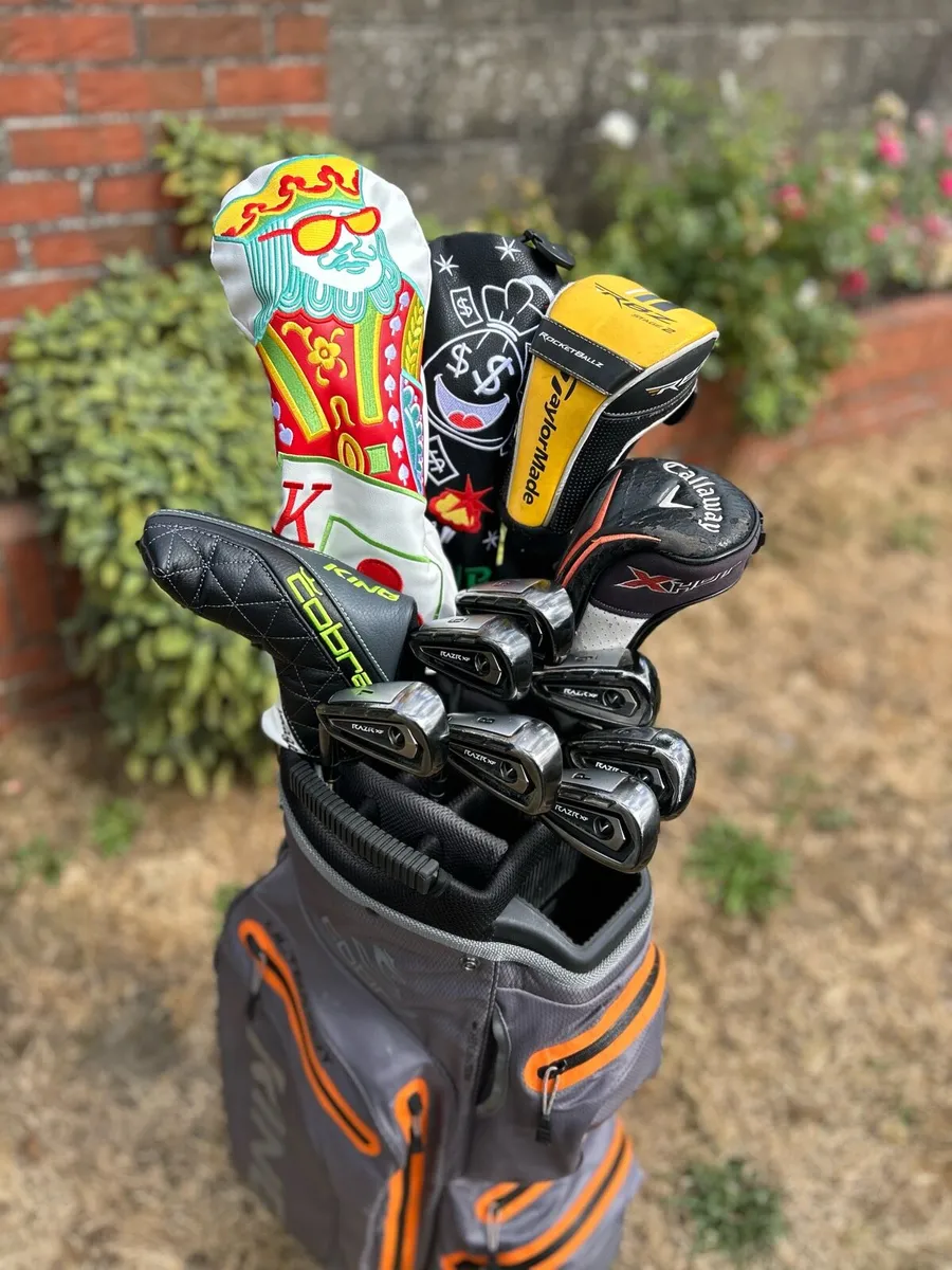 Full set of left handed golf clubs - Image 1