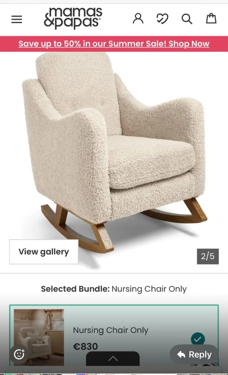 Nursery chair/rocking chair - Image 3