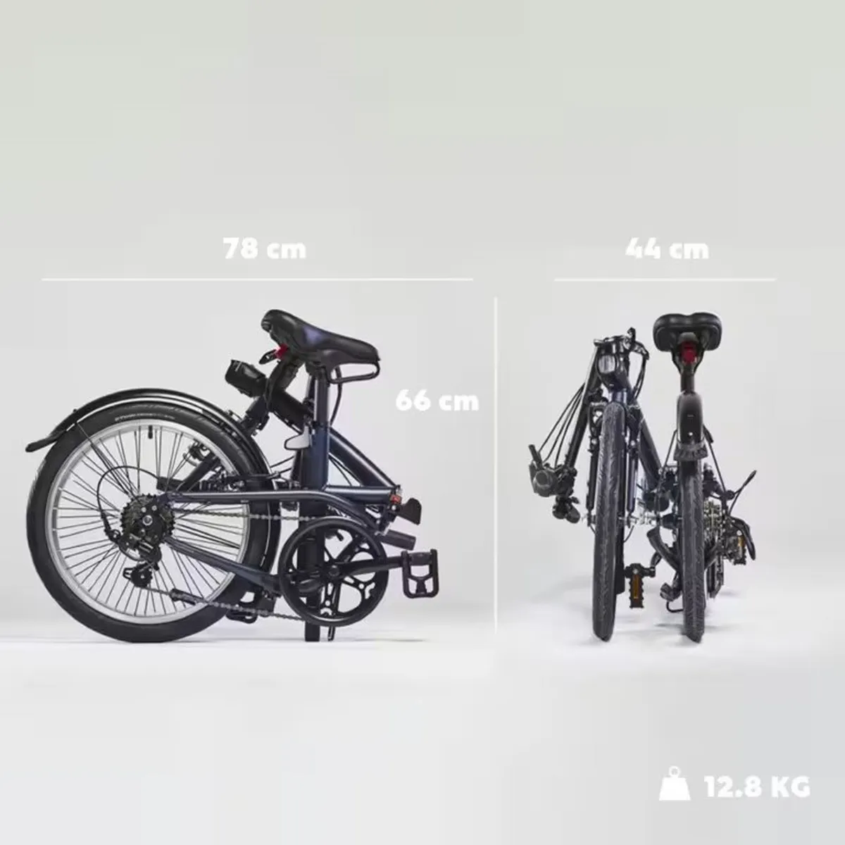 BTWIN  Folding Bike Fold 500 - Dark Blue - Image 2