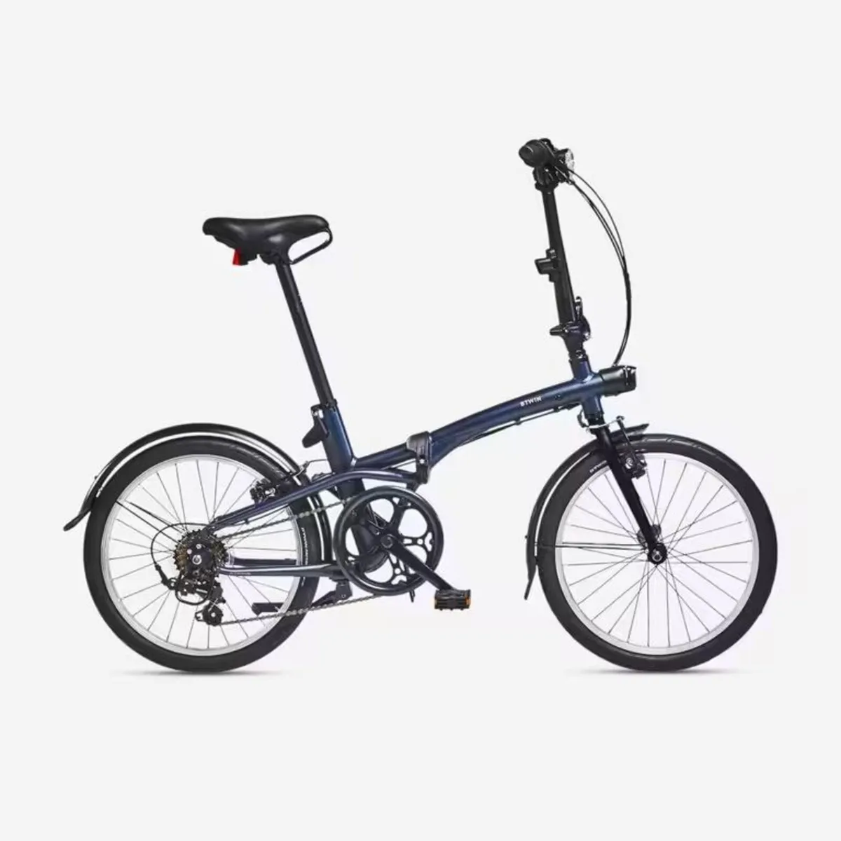 BTWIN  Folding Bike Fold 500 - Dark Blue - Image 1