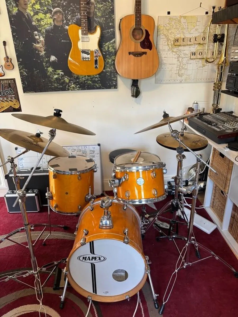 Mapex Horizon 4pc Kit + High End Cymbals & Hardware - Image 1