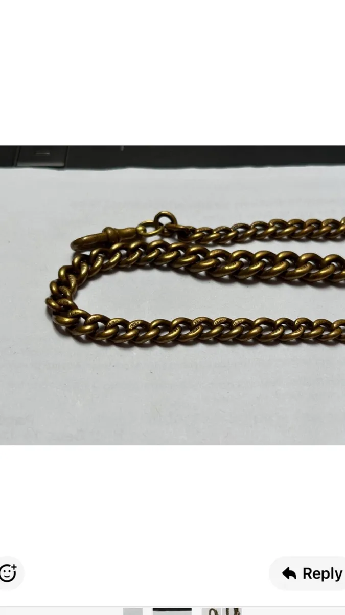 18ct  pocket watch chain - Image 3