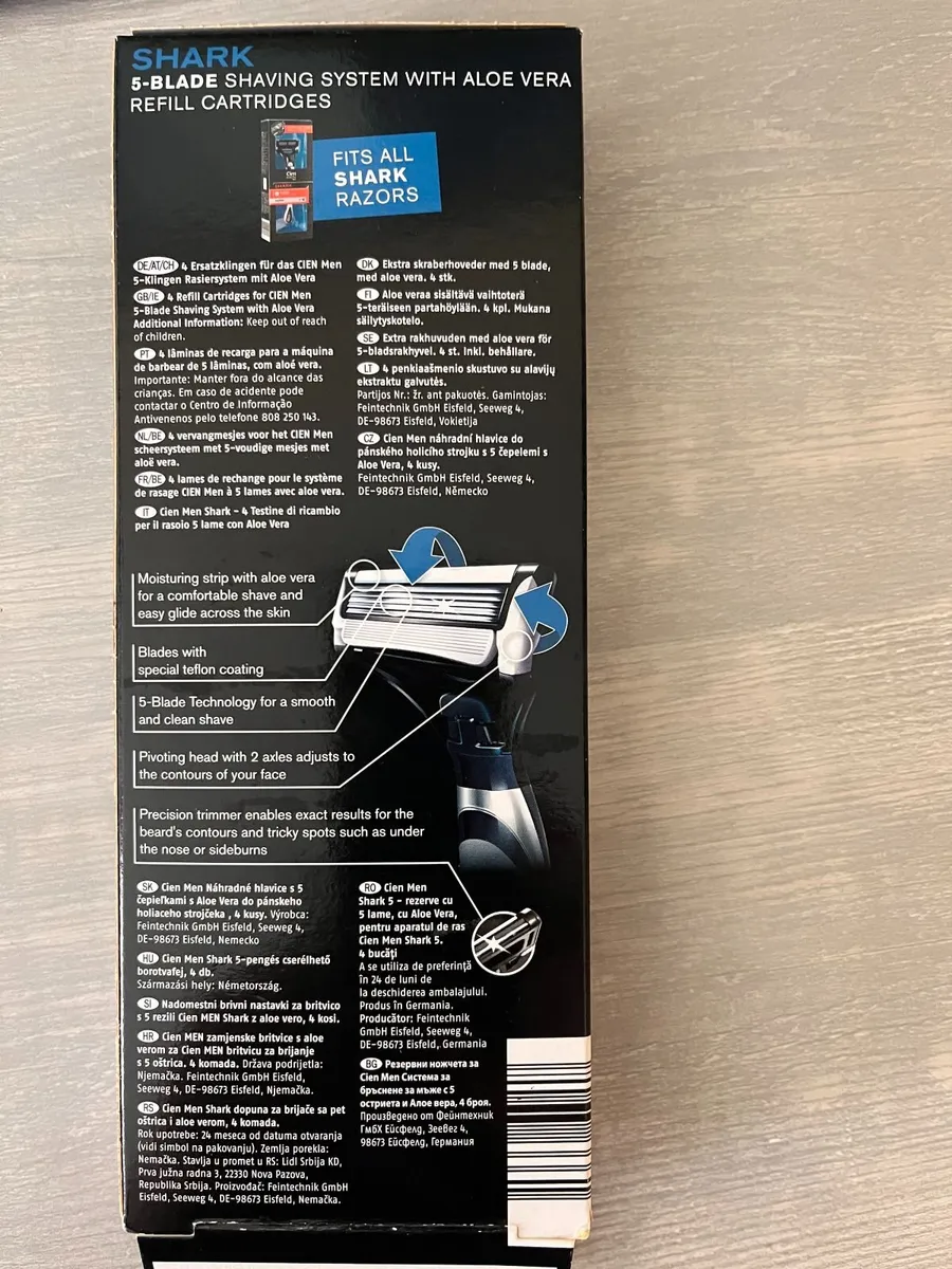 4x Cien Lidl Razor Cartridges for SHARK Razors Onl - Image 3