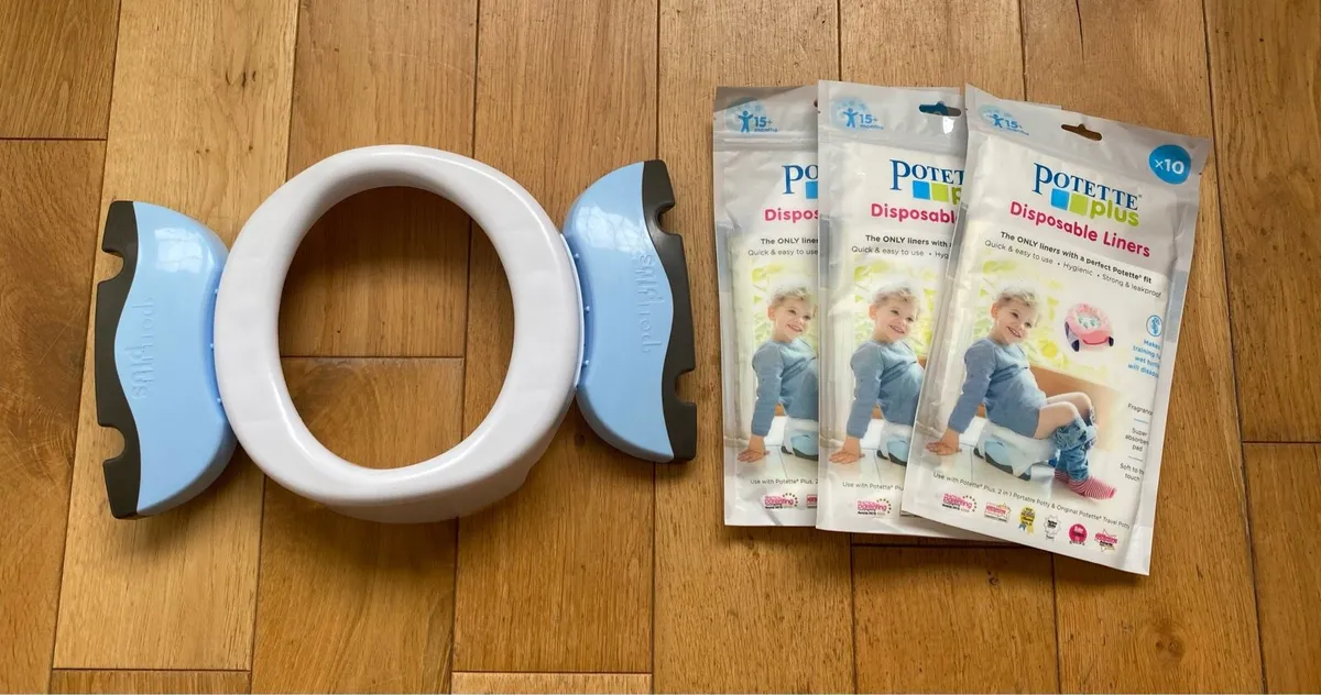Potette Plus 2in1 Portable Potty & Toilet Trainer - Image 1