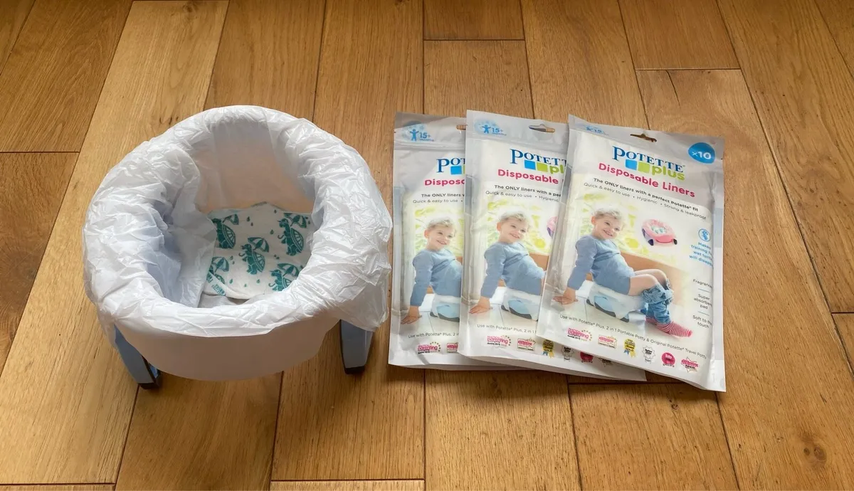 Potette Plus 2in1 Portable Potty & Toilet Trainer - Image 2