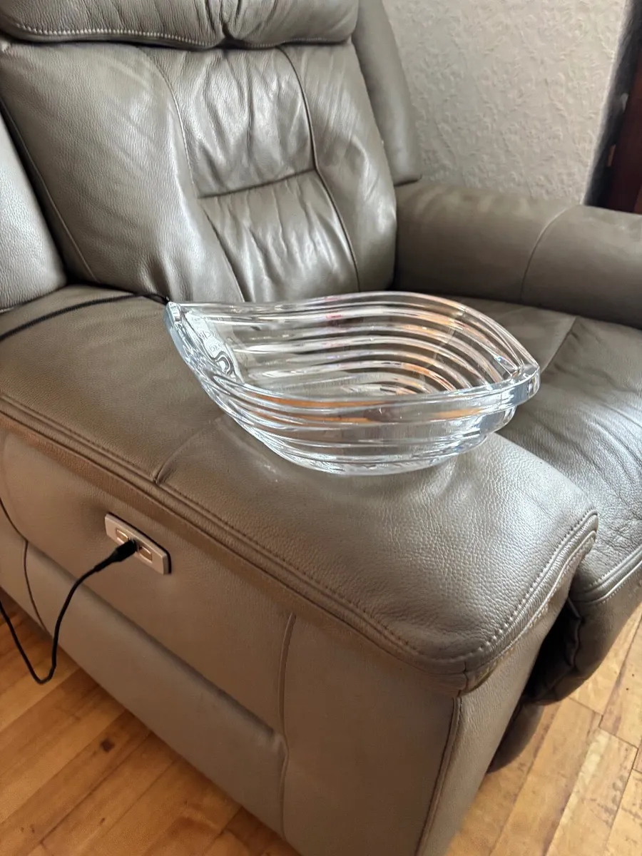 Large bohemian crystal bowl - Image 2
