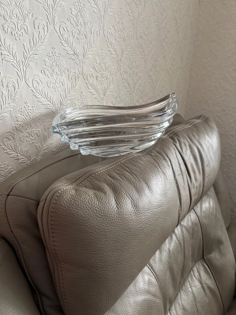 Large bohemian crystal bowl - Image 3