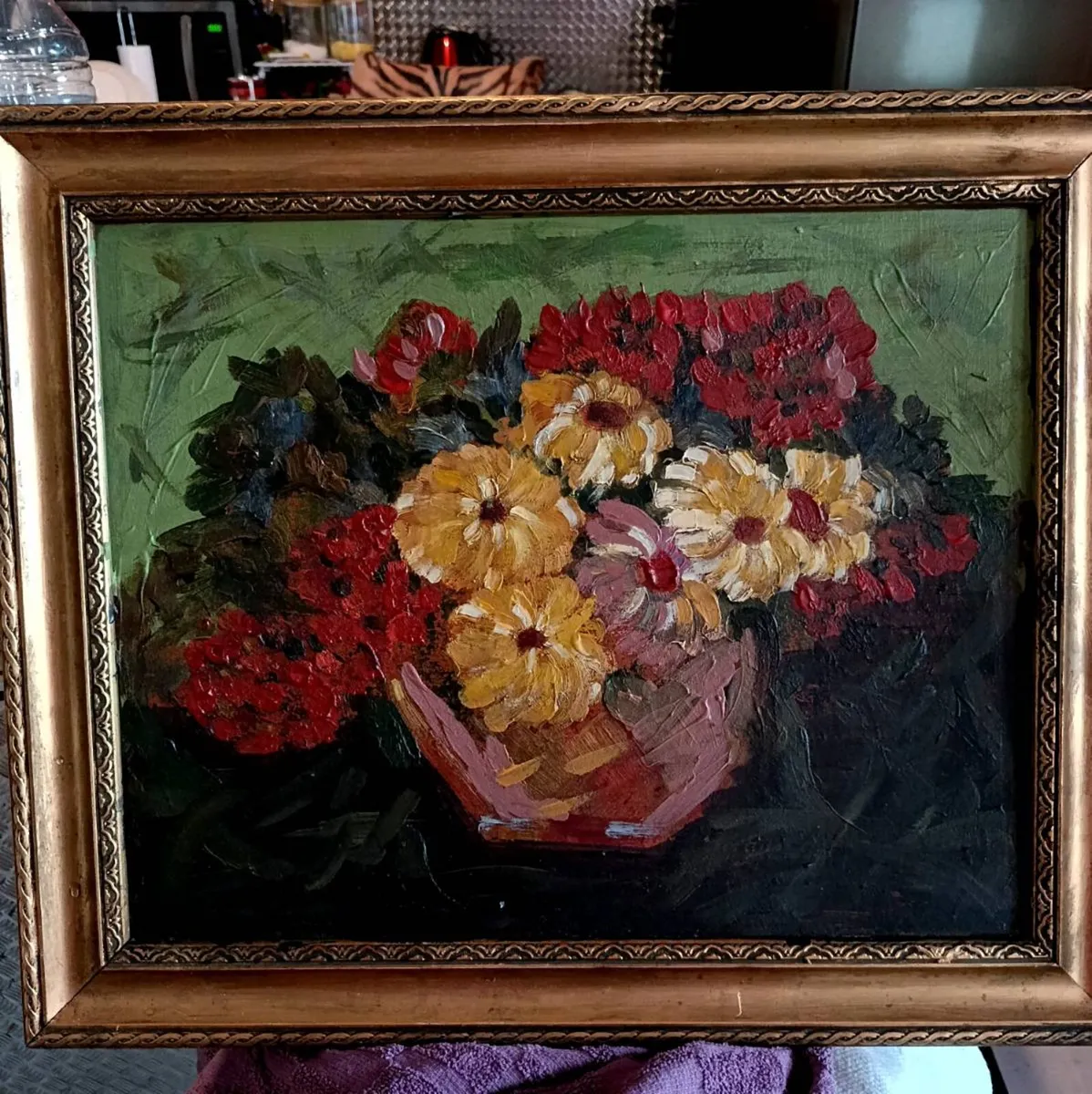 Still life oil painting