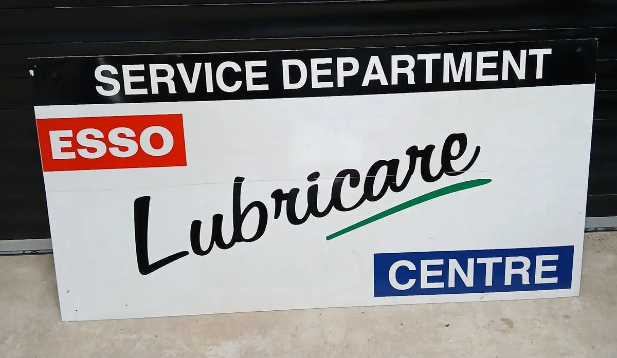 Mazda and ESSO Garage Car Signs - Image 4