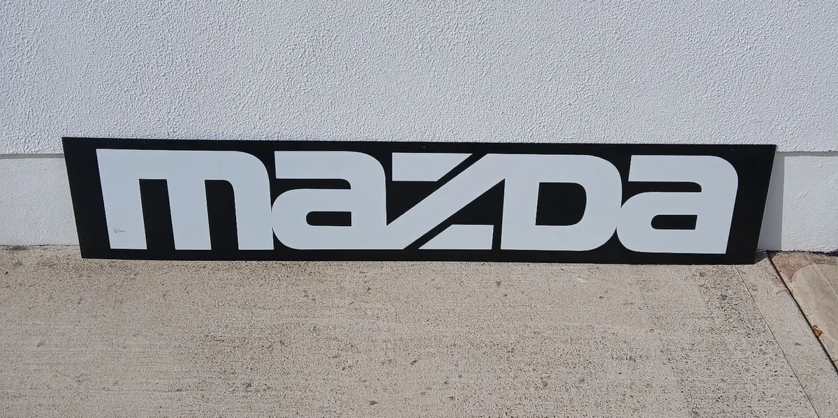 Mazda and ESSO Garage Car Signs - Image 1