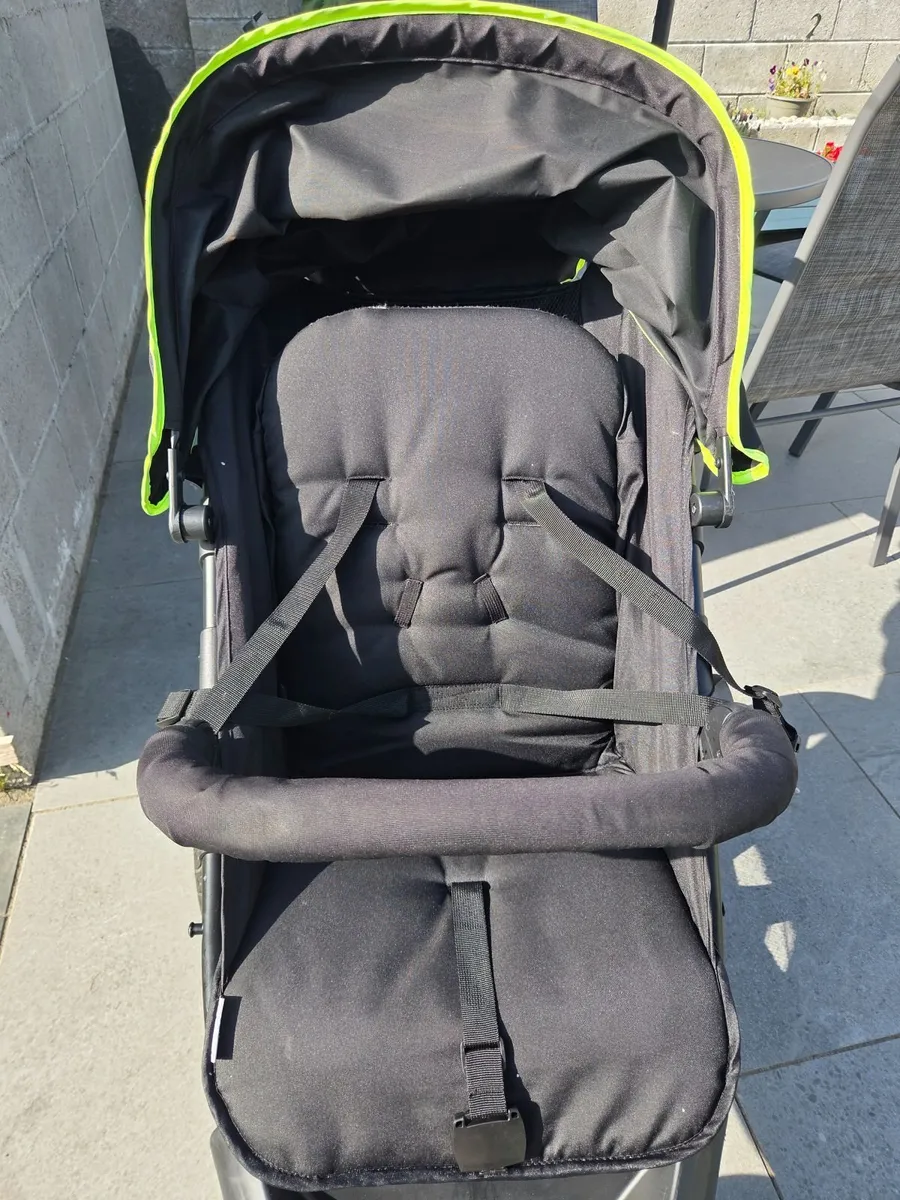 Hauck Runner, Black Neon - Robust All Terrain Bugg - Image 4