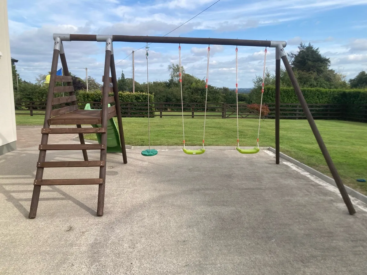 Children’s swings and slide - Image 3