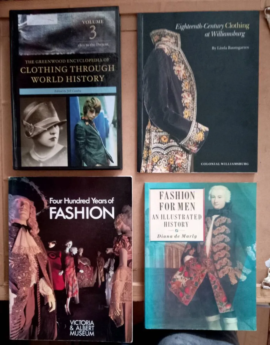 Four History of Clothing/Fashion Books