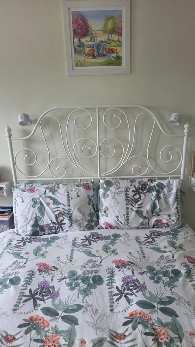 Double Bed Frame and Mattress - Image 4