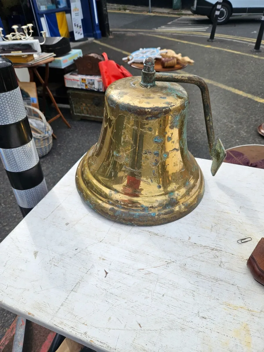 Vintage Brass Ships Bell - Image 2