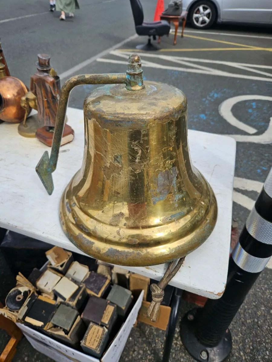 Vintage Brass Ships Bell - Image 3