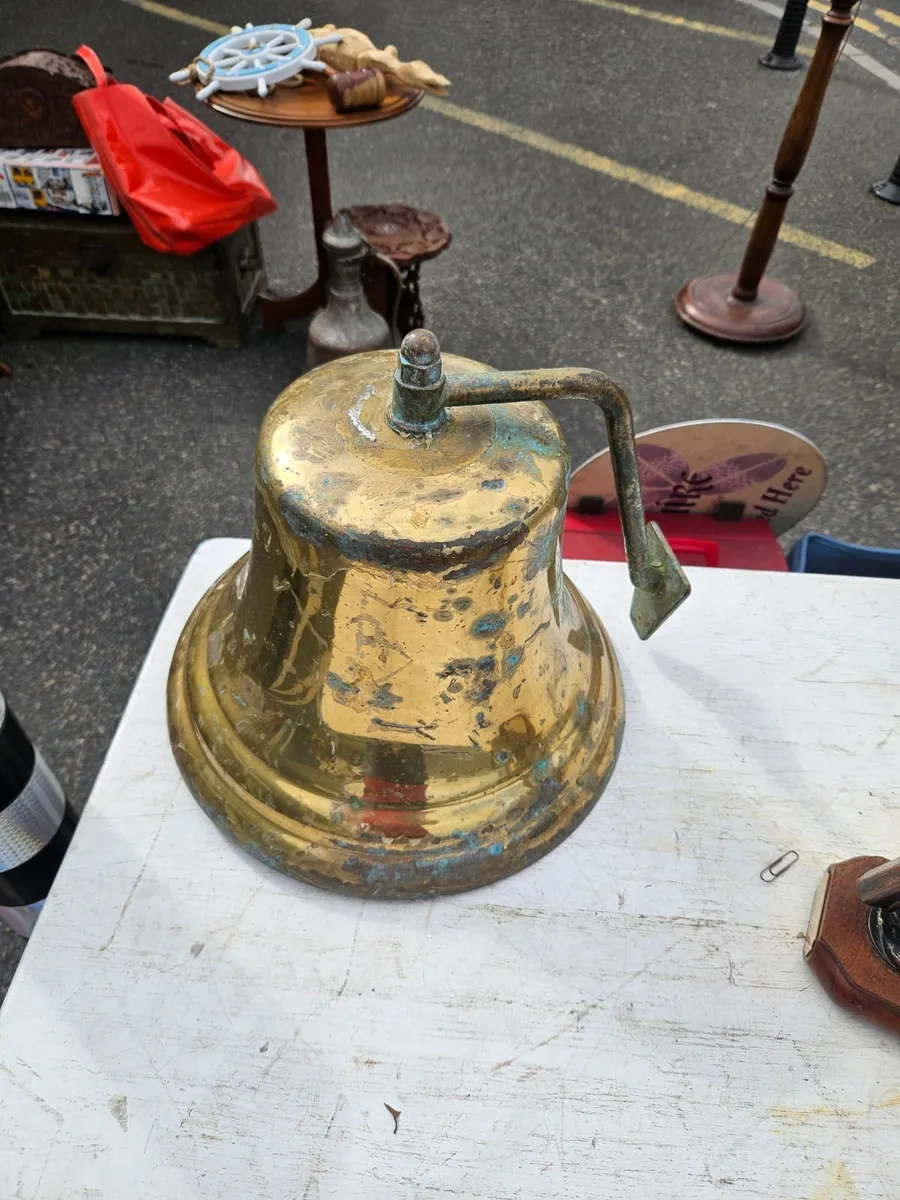 Vintage Brass Ships Bell - Image 4