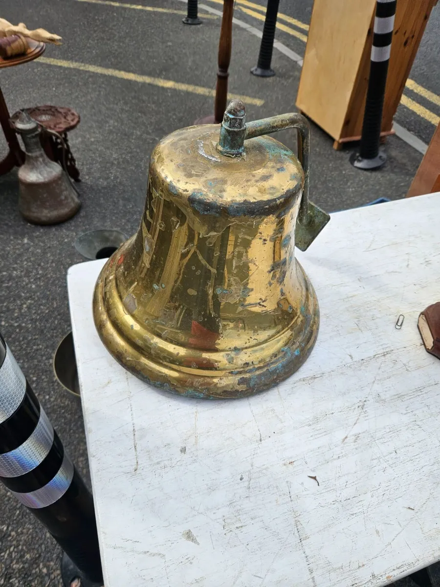 Vintage Brass Ships Bell - Image 1