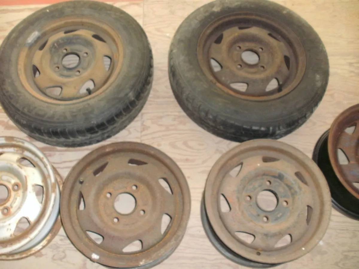 6  rims, complete wheels Trailer  Tyres, - Image 3