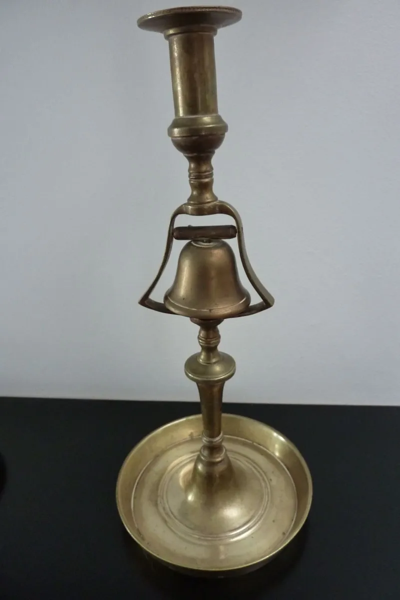 Tavern Bell Brass Candle Holders - Image 2