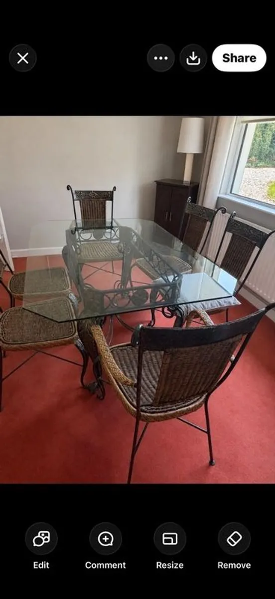 Dining Room Table and Chairs - Image 4
