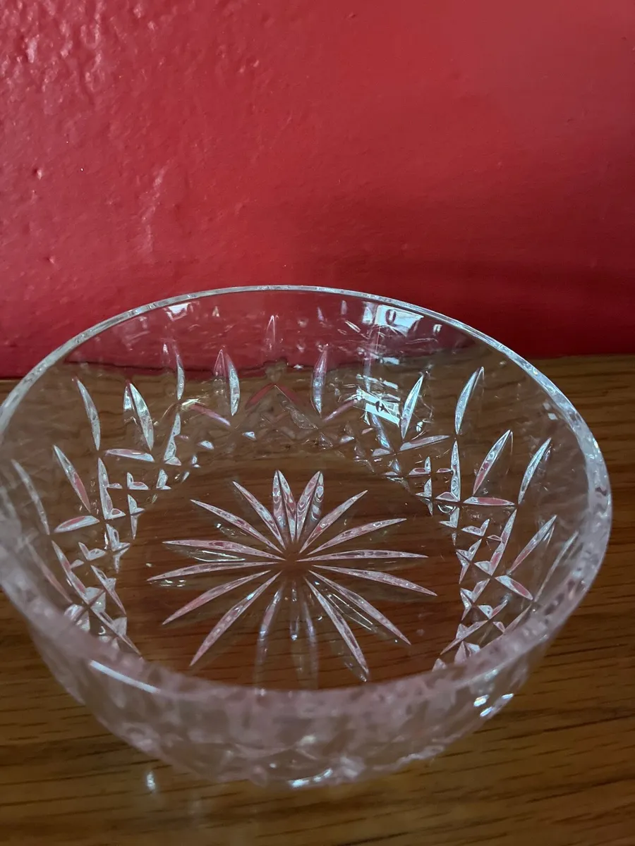 Vintage Cut Crystal Collection – Bowls, Cream Jug - Image 3