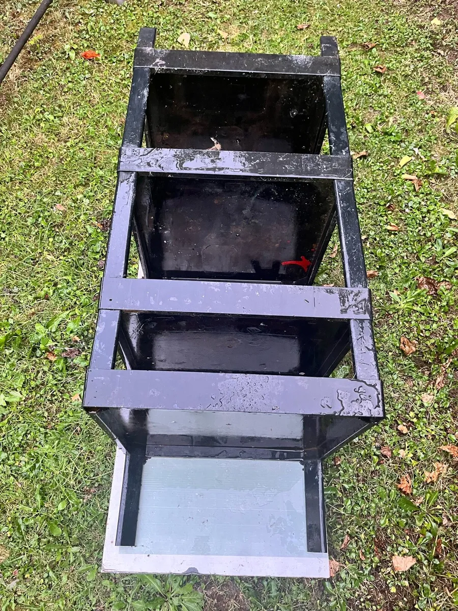 industrial-style plastic pallet or storage crate - Image 3