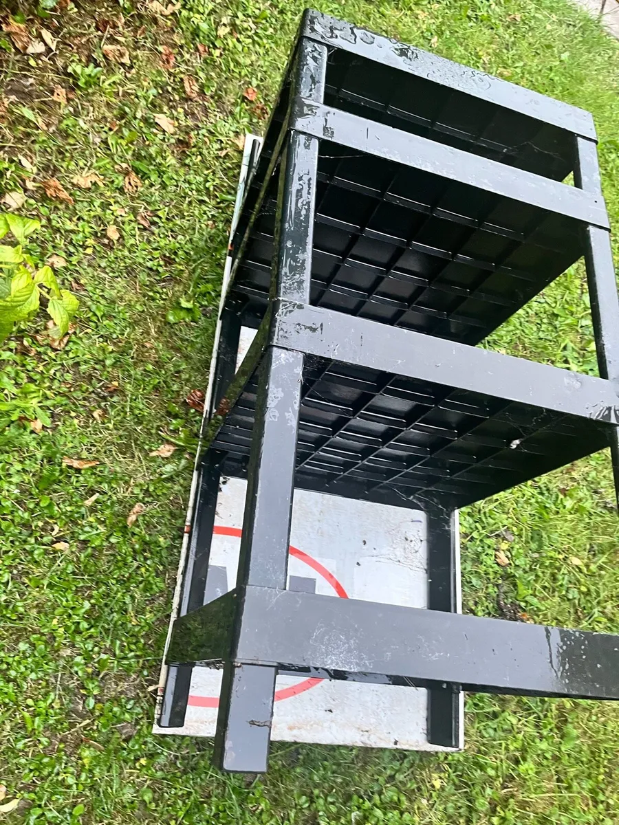 industrial-style plastic pallet or storage crate - Image 4