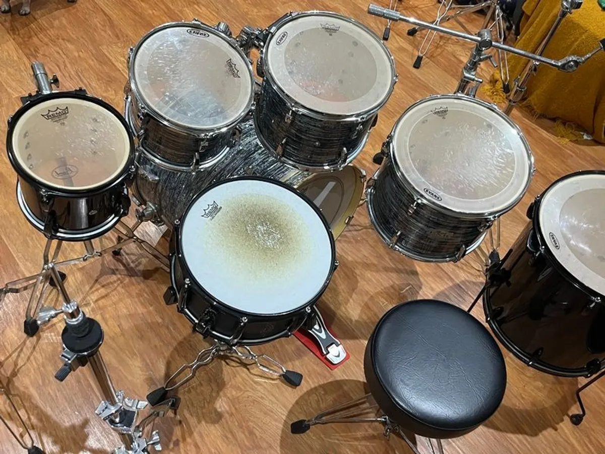 Pearl Export 6-Piece Kit + Joey Jordison Signature Snare & DW 7000 Double Pedal - Image 2